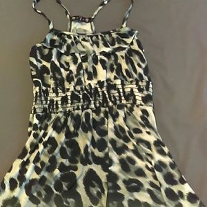 Leopard print top
